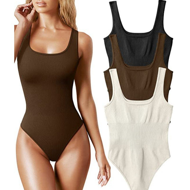 Women's Graceful Casual Summer Sleeveless Tight Jumpsuits