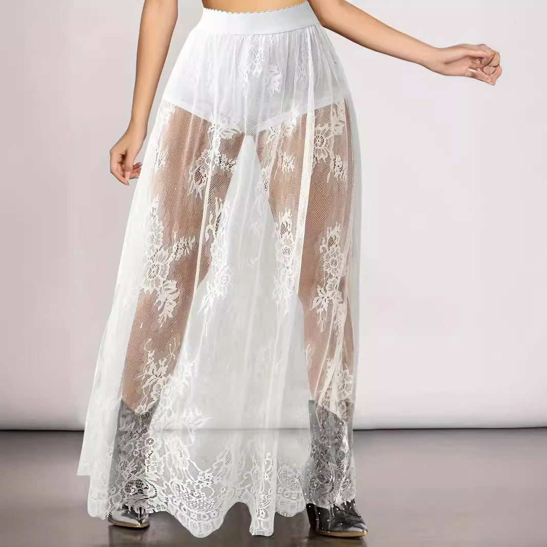 Women's Summer Dark Gothic Lace Sexy Dress Skirts