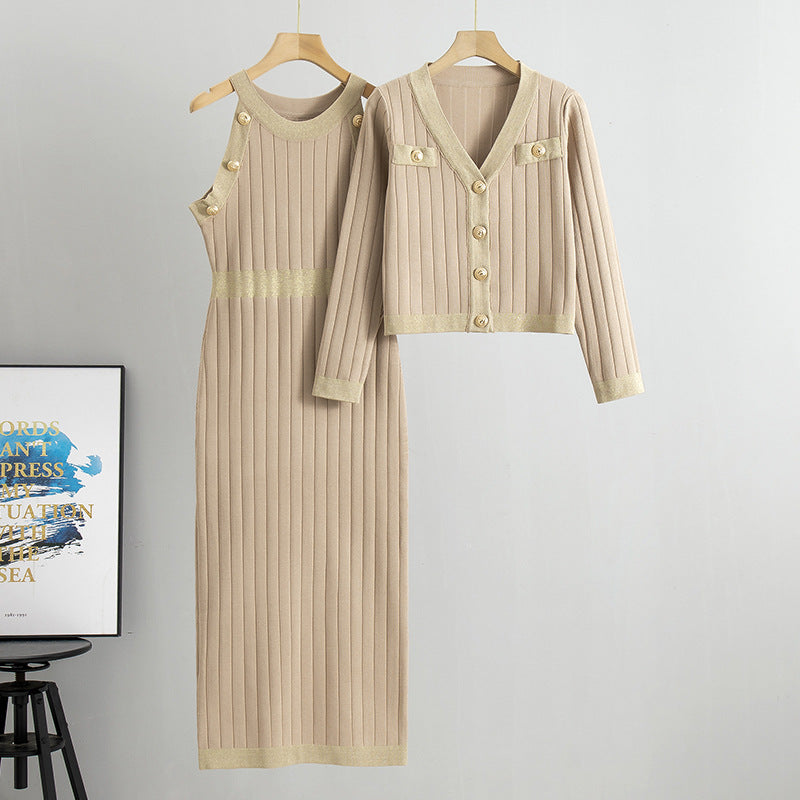 Temperament High Waist Fashion Two-piece Set Suits