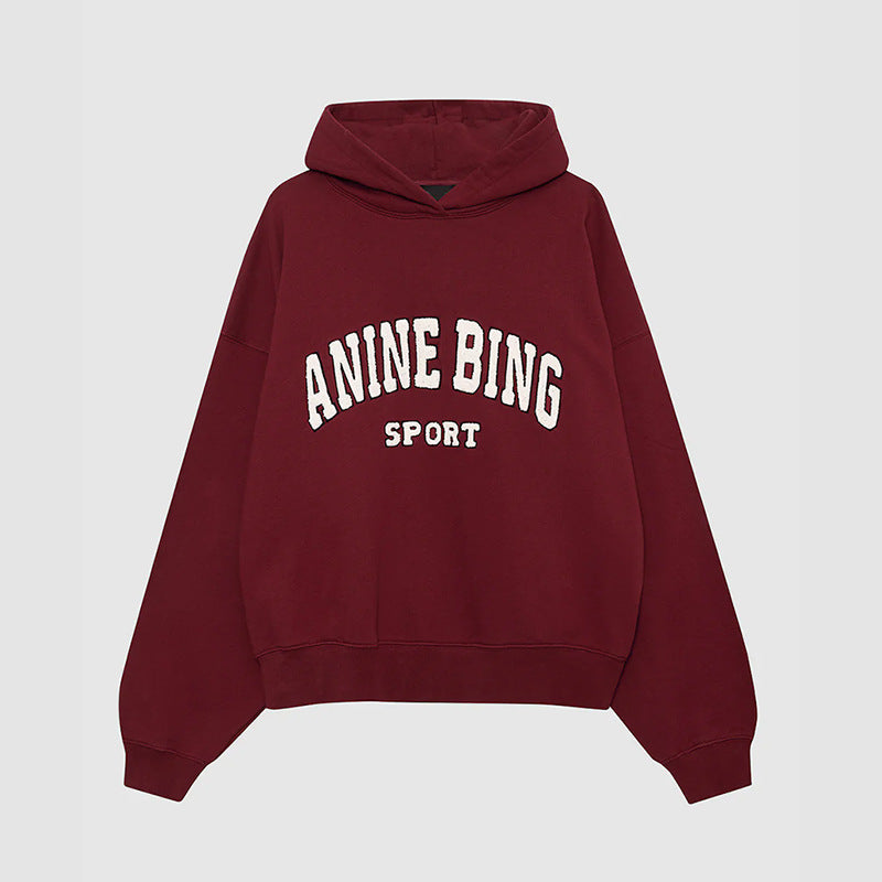 Women's North American Niche Classic Letters Hand Embroidered Sweaters