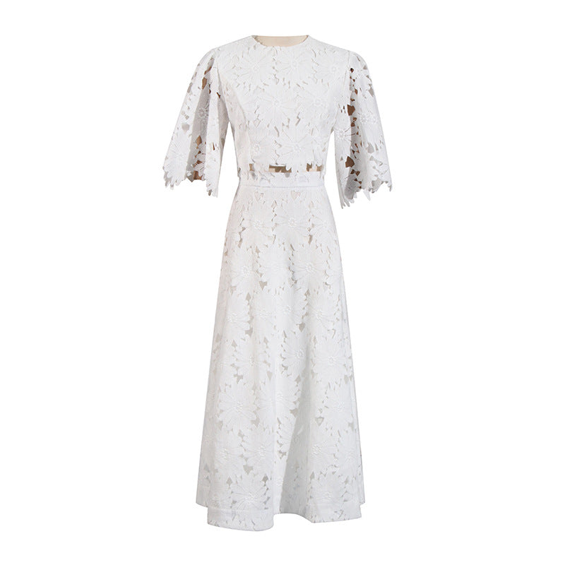 Women's Fashionable Elegant Style Two-piece Round Neck Suits