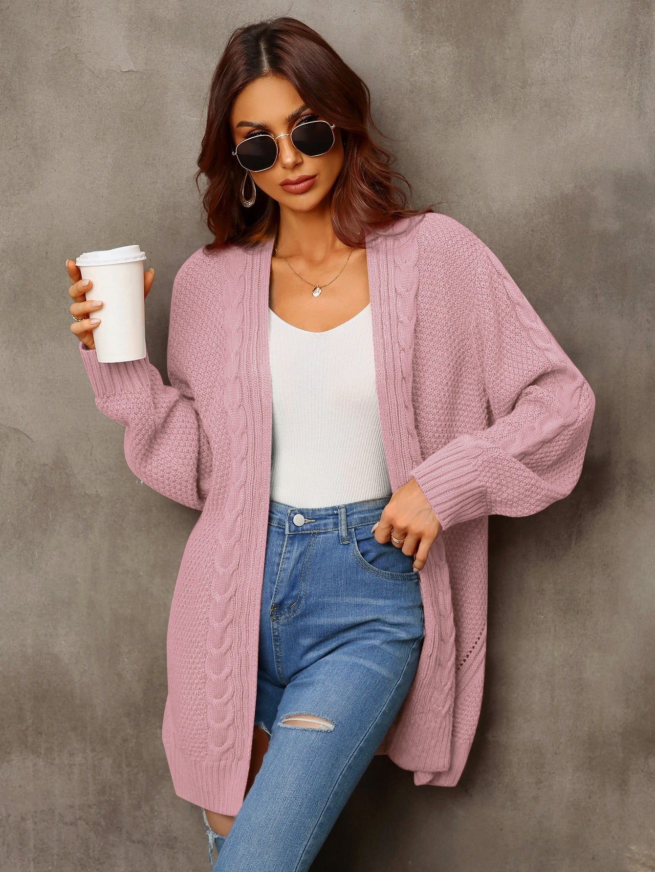 Women's Spring Large Irregular Hollow Knitted Sweater