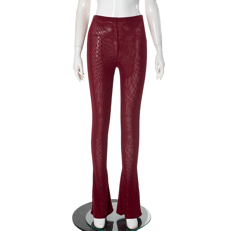 Women's Fashion Fashionmonger Slim Trousers Sexy Bell-bottom Pants