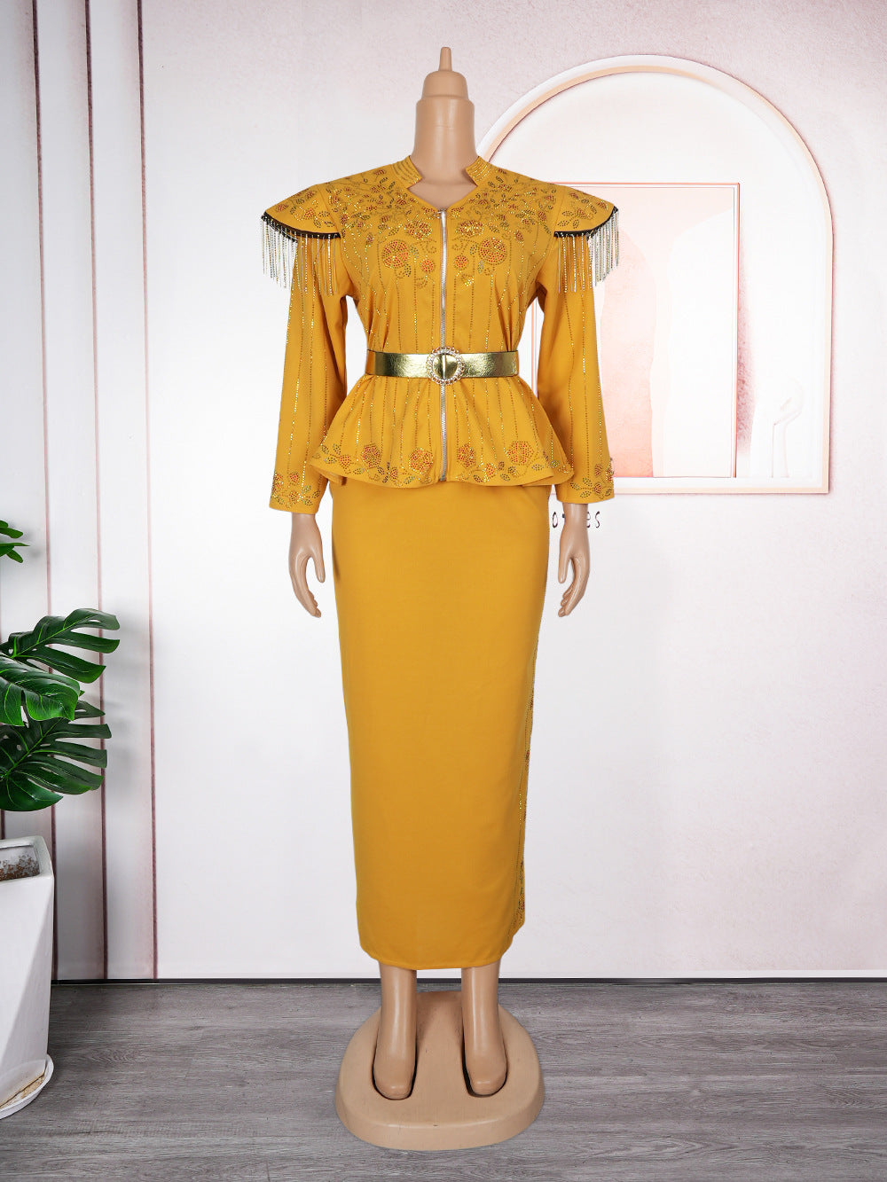 African Printed Dress For Woman Fashion Suits