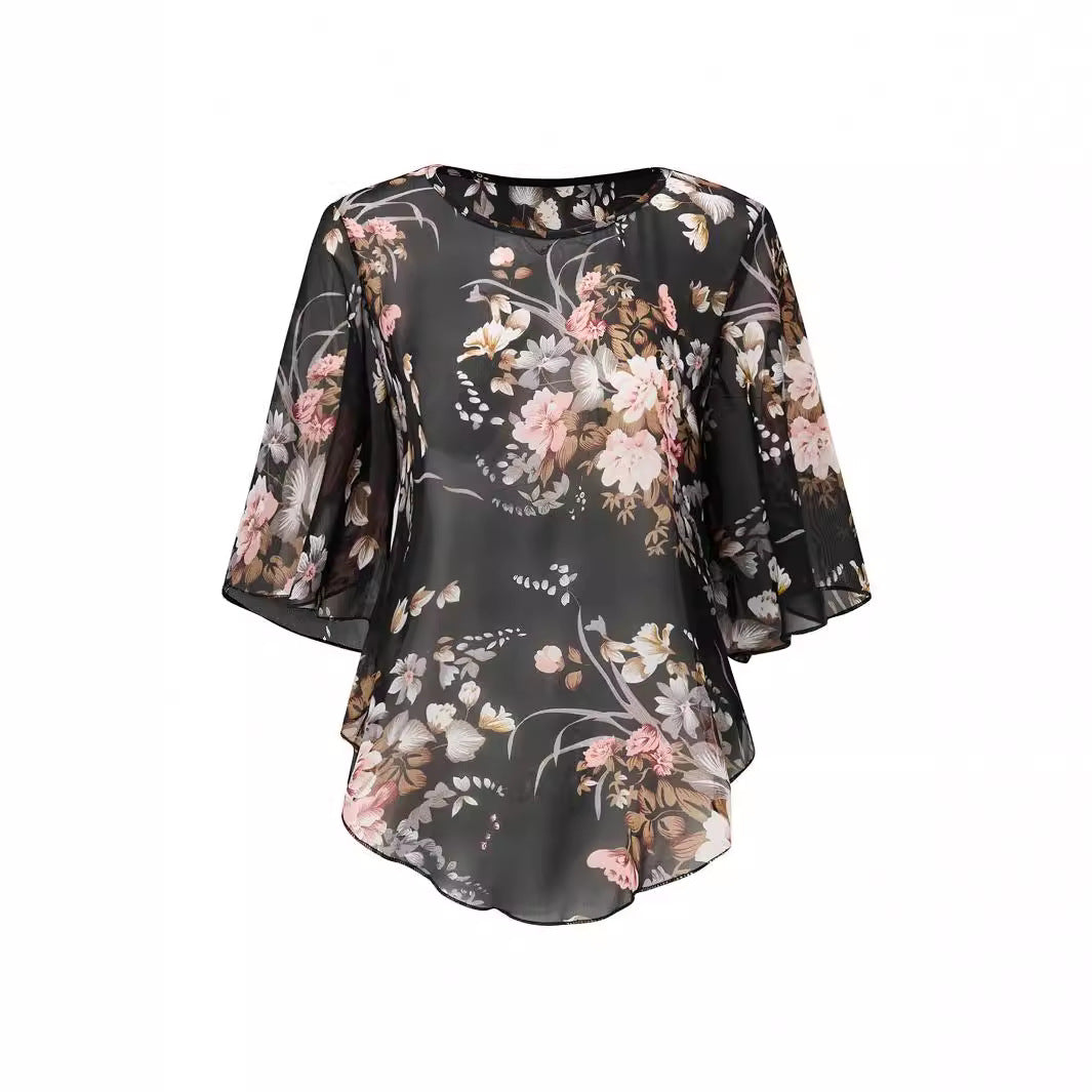 Women's Durable Casual Chiffon Sexy Shirt Blouses