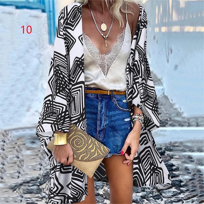 Women's Casual Fashion Trend Vacation Batwing Long Blouses