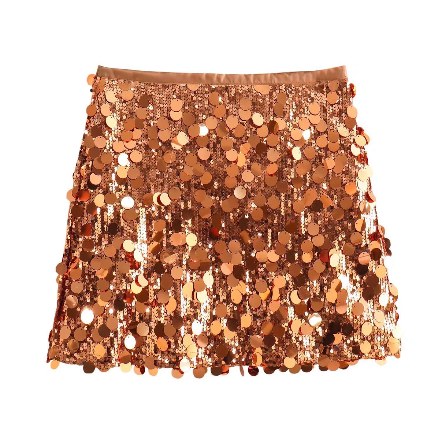 Women's Elegant Slightly Mature Fashion Festival Sequined Skirts