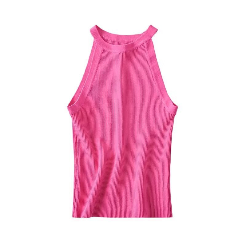 Summer Slim Fit Slimming Knitted Hanging Tops