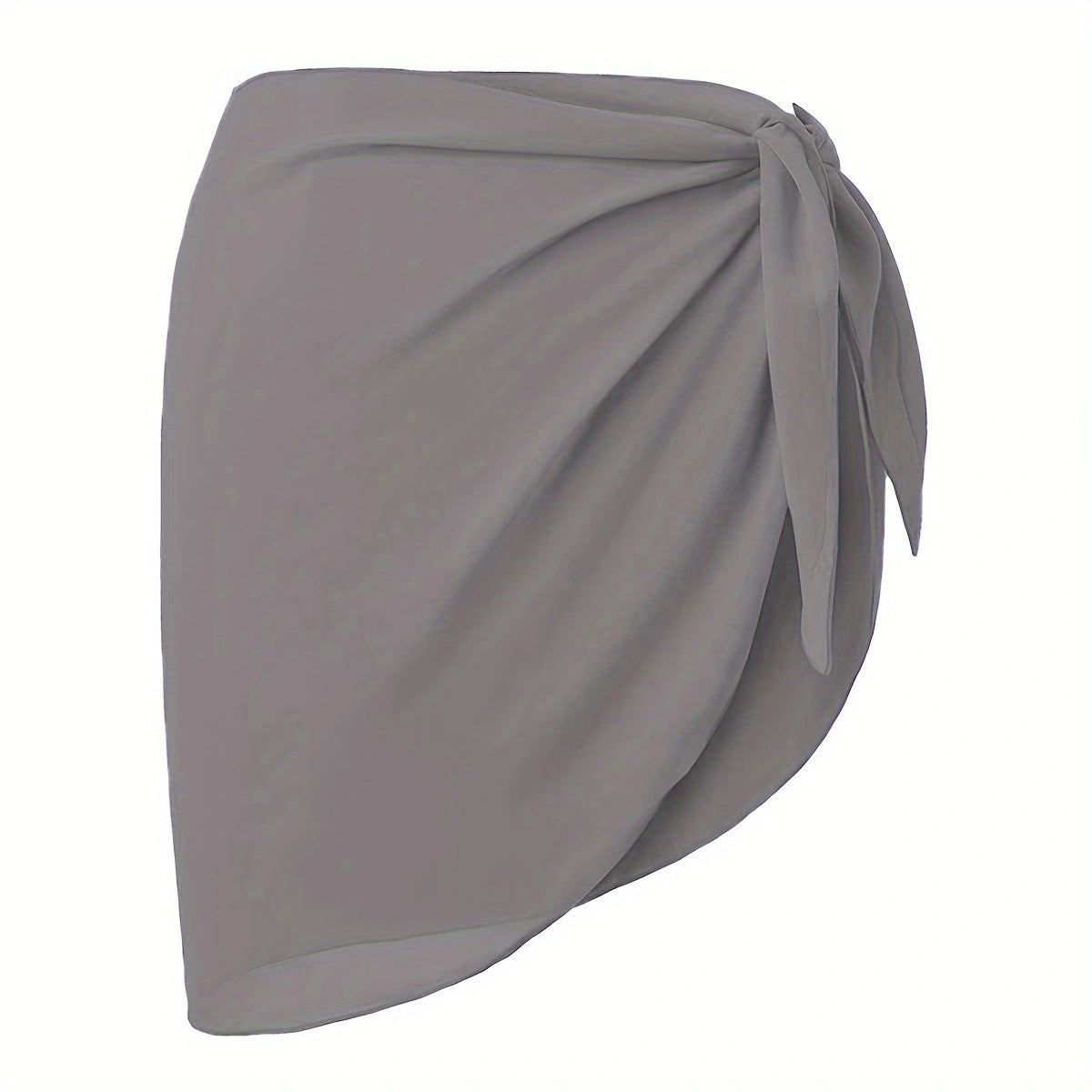 Women's Summer Solid Color Chiffon Shawl Swimsuit Skirts