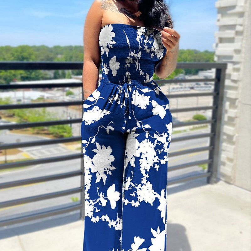 Tube Casual Temperament High Waist Sleeveless Jumpsuits