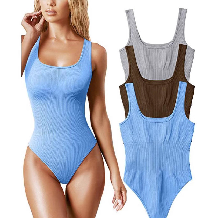 Women's Graceful Casual Summer Sleeveless Tight Jumpsuits