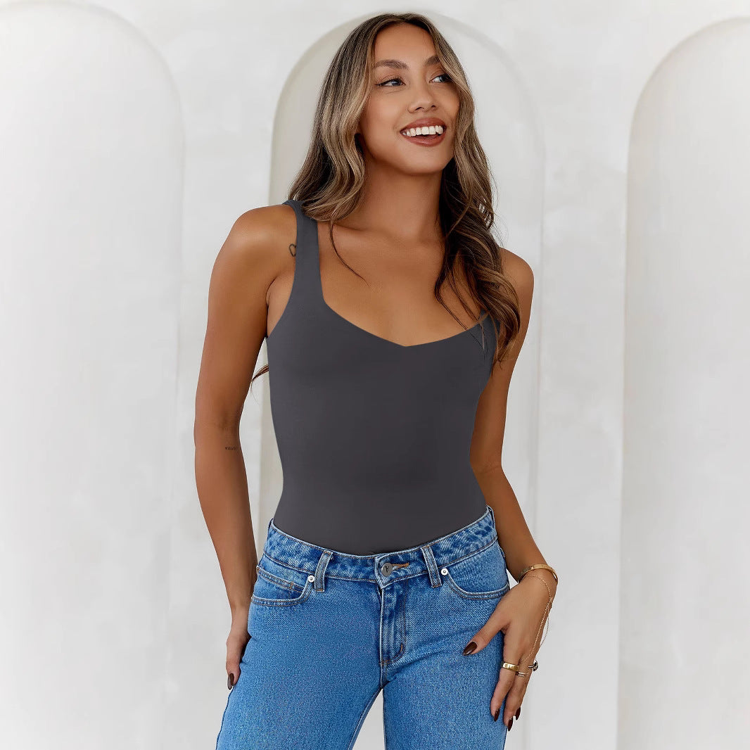 Women's Solid Color Classic Fashion Sexy Hot Tops