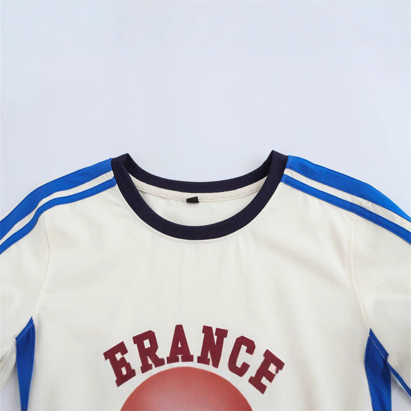 Women's Winter Striped Printed Preppy Style Sleeve Blouses