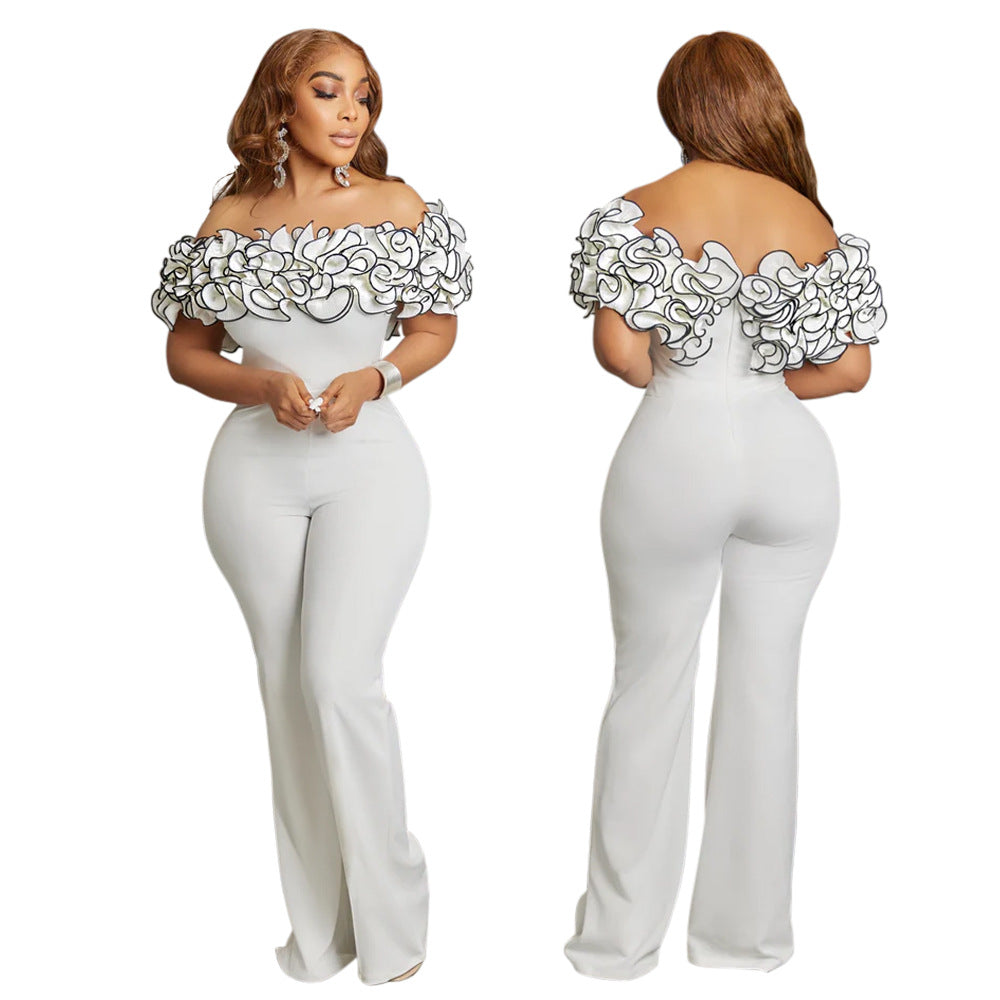 Casual Pretty Elegant Sexy Tight Flounce Pants