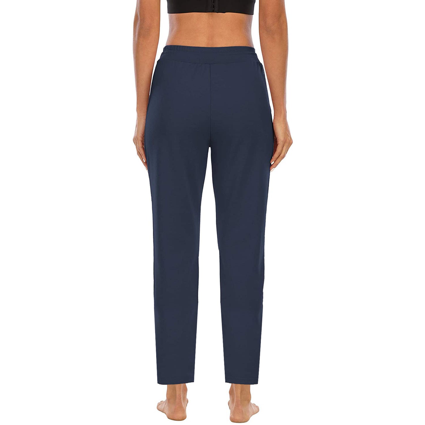Women's Pocket High Sports Fitness Yoga Leisure Pants