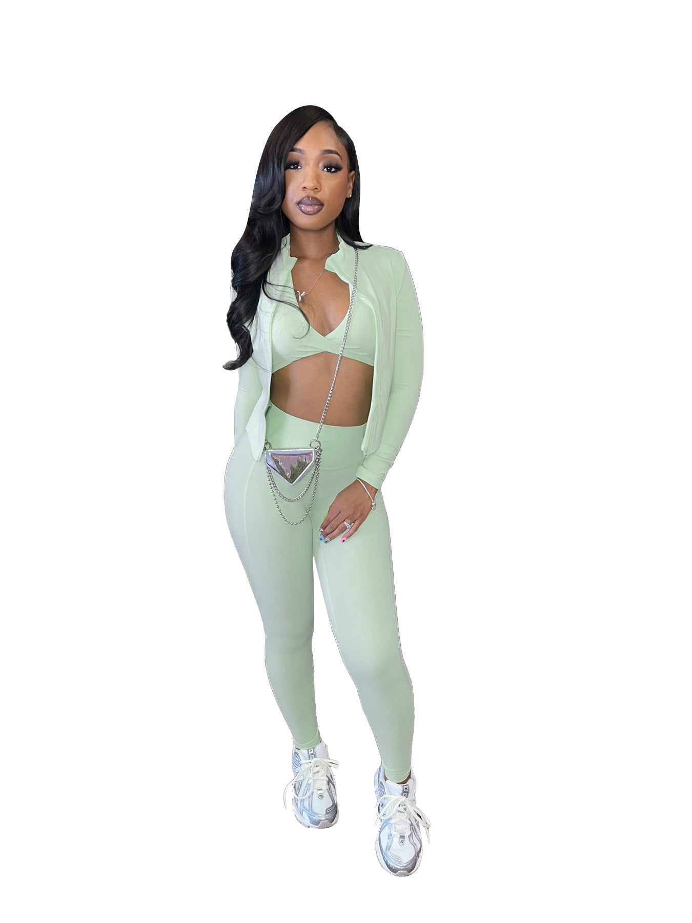 Women's Comfortable Tight Sports Casual Three-piece Suits