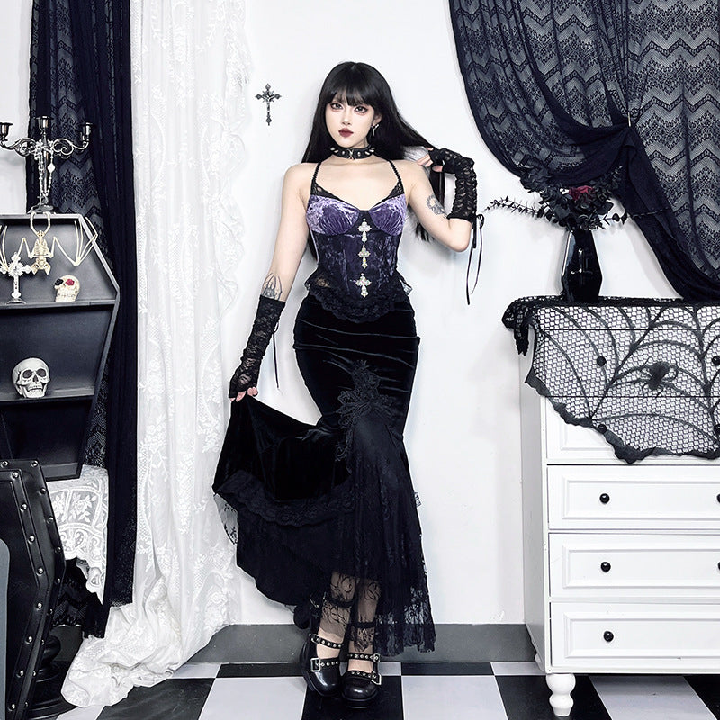 Women's Summer Hot Temperament Rose Synthetic Lace Tops