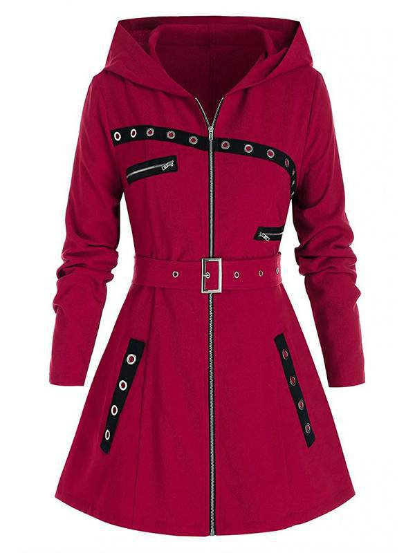 Women's Versatile Elegant Long Sleeve Hooded Coats