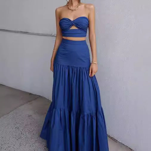 Women's Bowknot Tube Large Swing Dress Hot Search Dresses