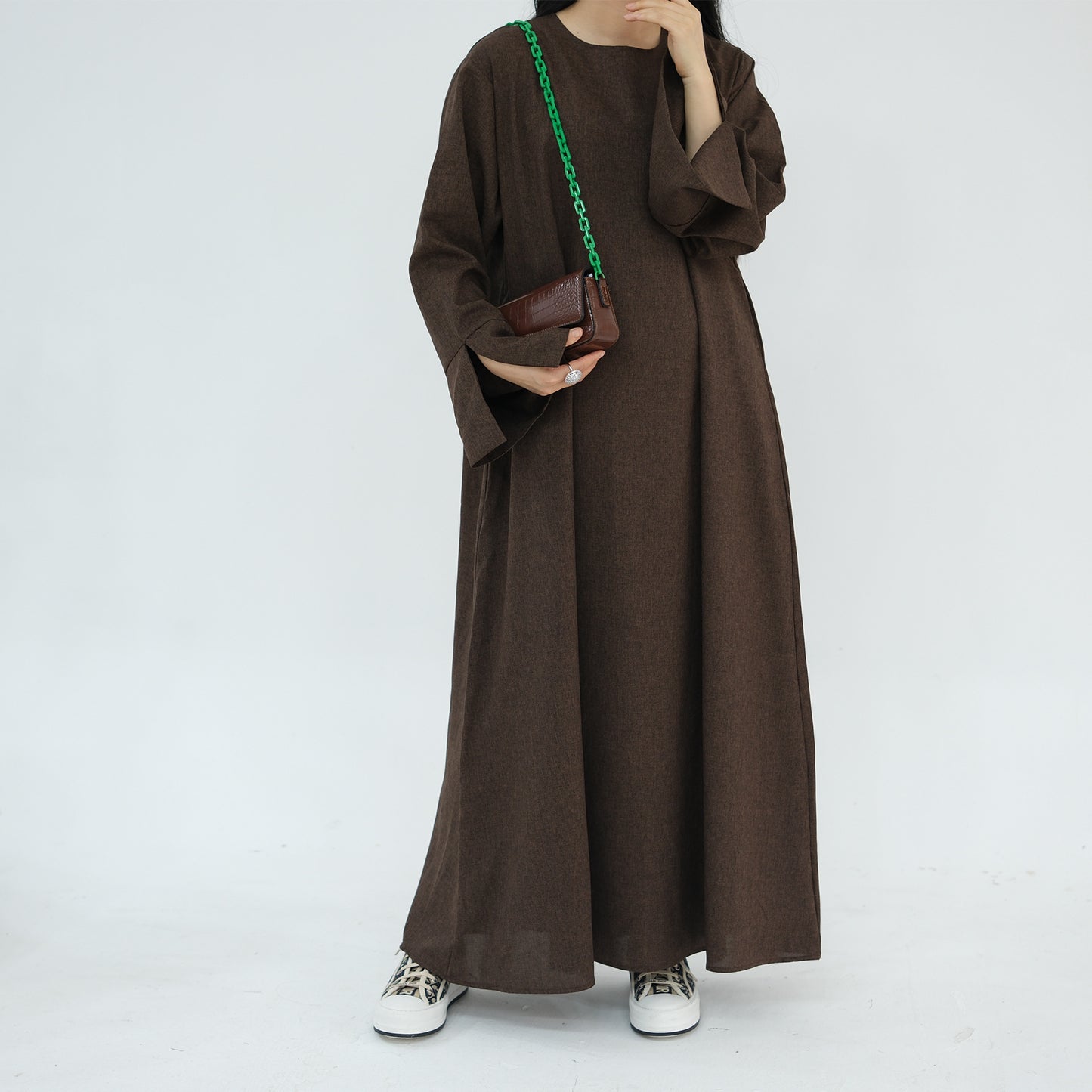 Elegant Versatile Turkish Everyday Dress Robe Dresses