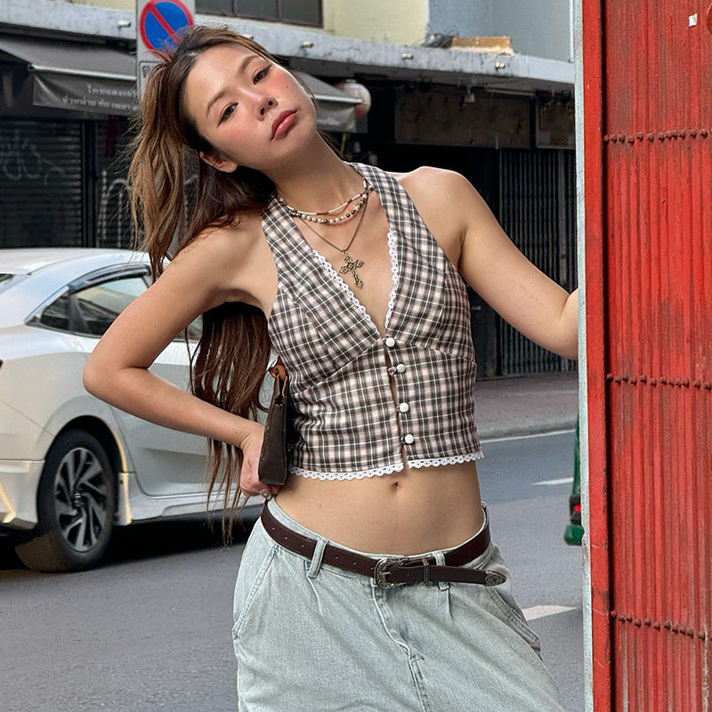 Women's Fashion Sexy French Style Sweet Retro Tops