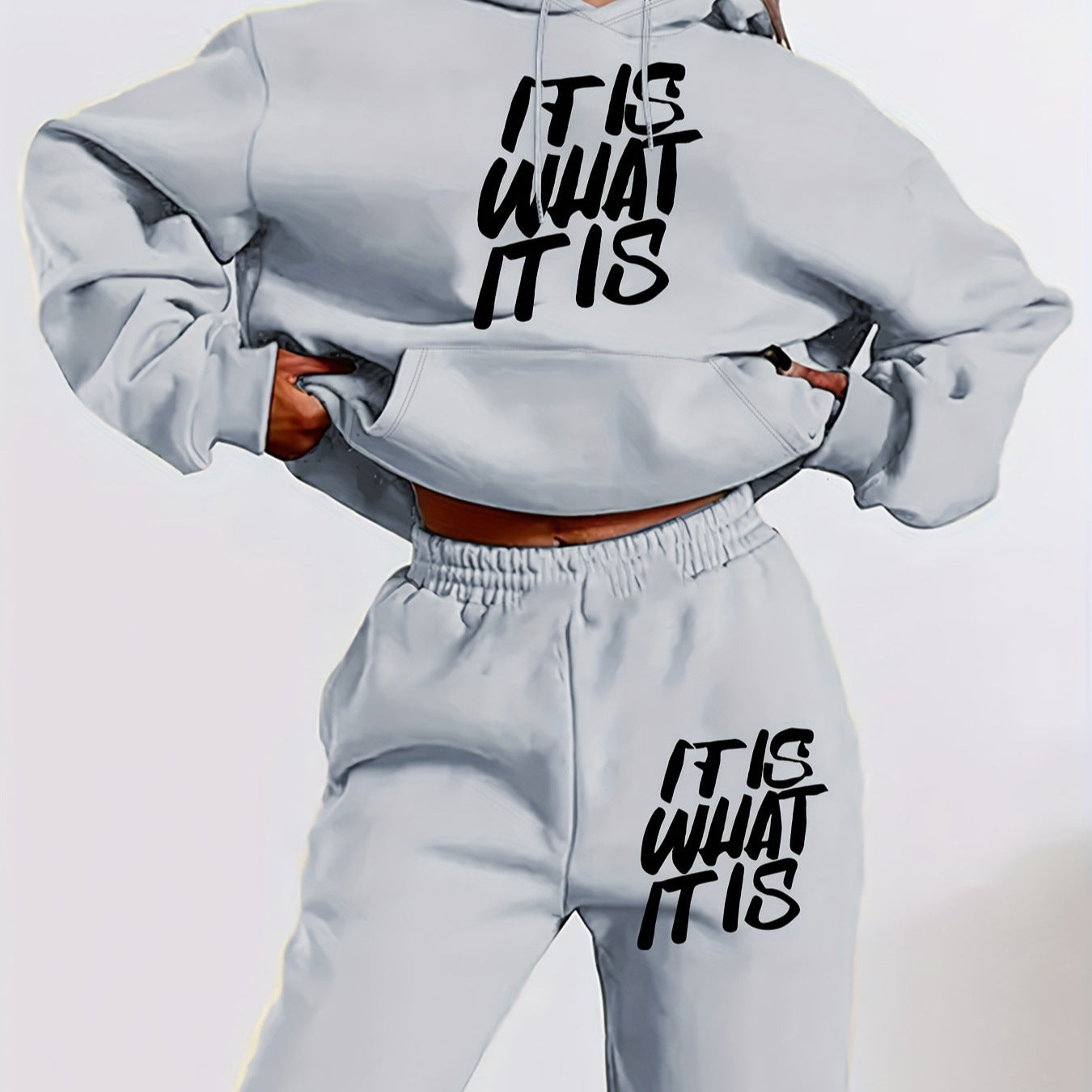 Women's Letter Printed Simple Autumn Long Sleeve Suits