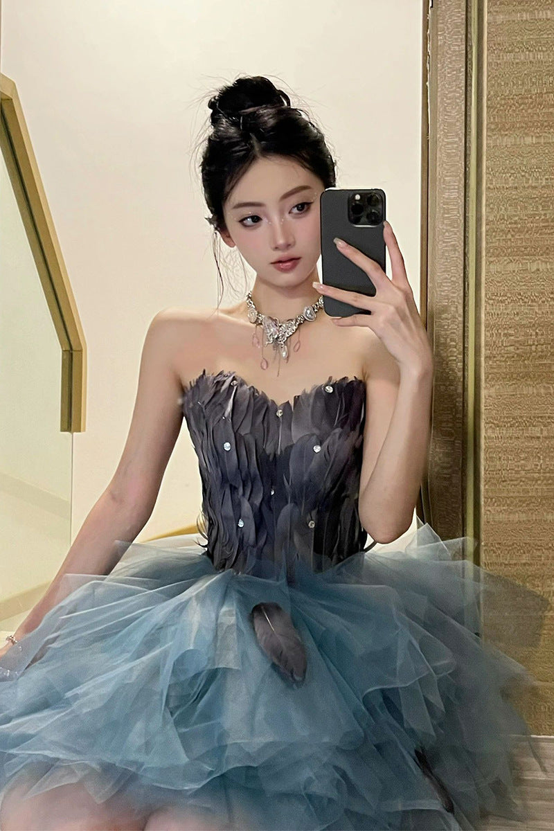 Princess Pettiskirt High-grade Tube Dress Adult Tops