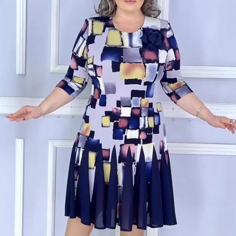 Charming Creative Casual Attractive Printed Dress Dresses