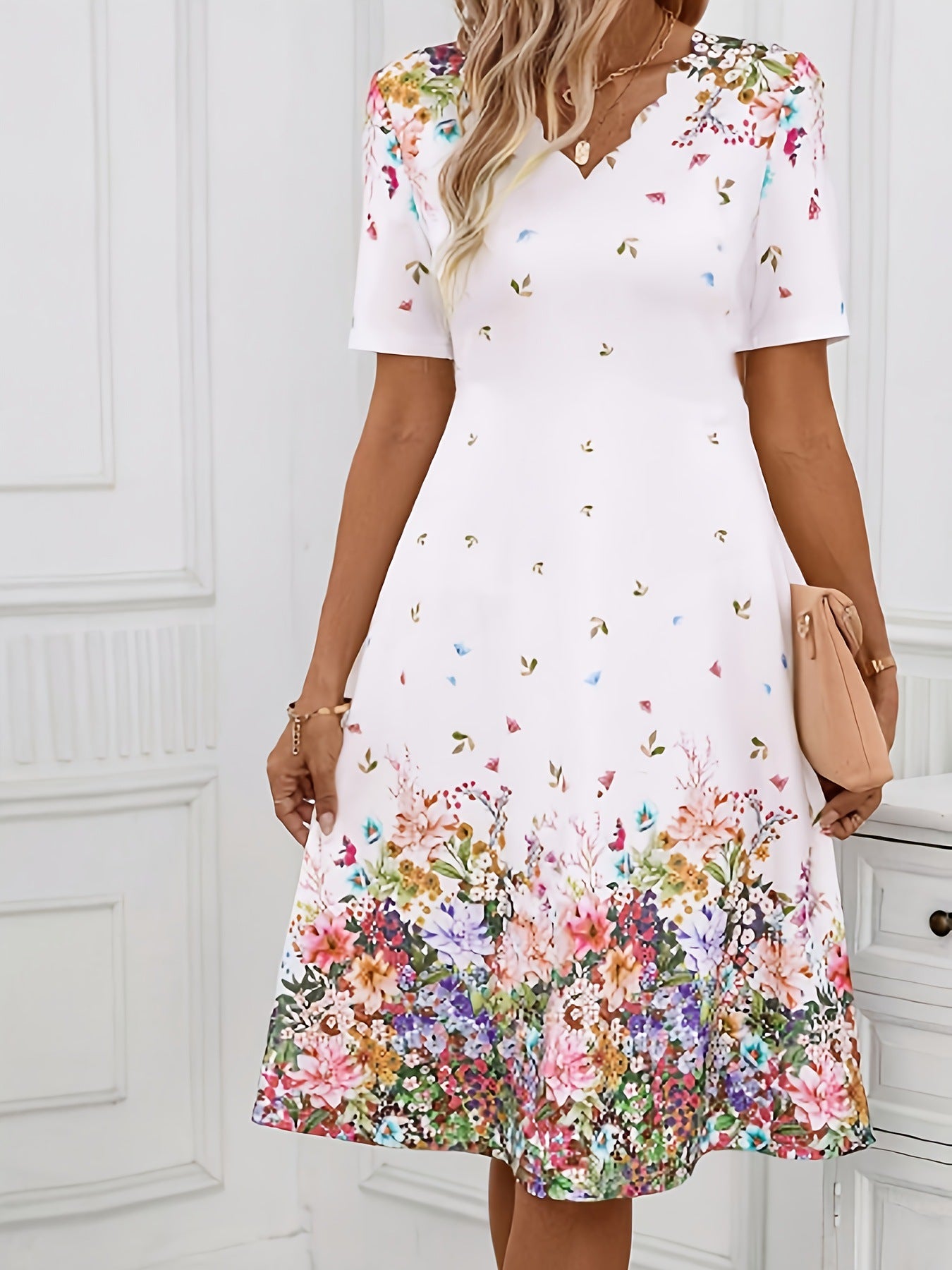 Classy Women's Summer Printed For Woman Dress