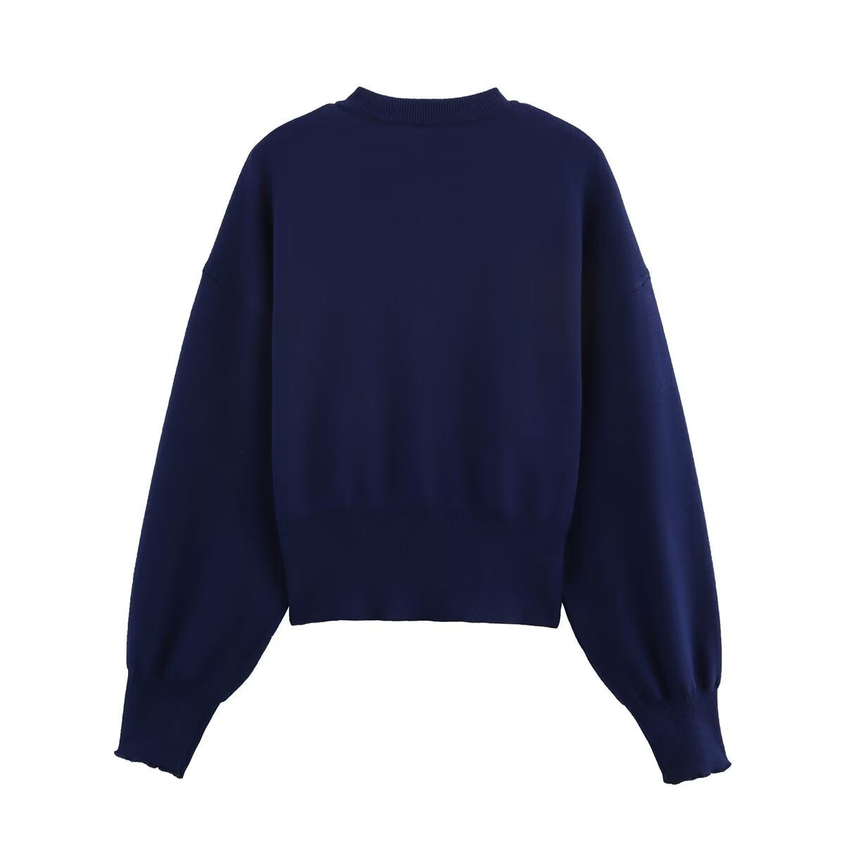 Women's Spring Thread Button Decoration Plain Stitch Suits