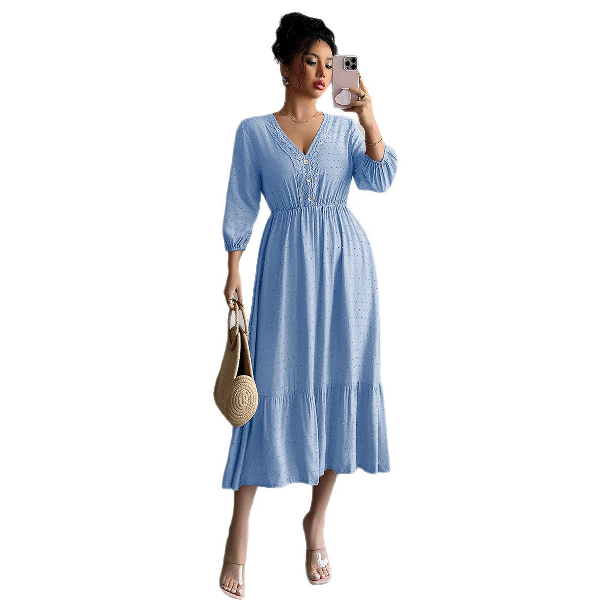 Comfortable Women's Casual Holiday Fashion Long Dress