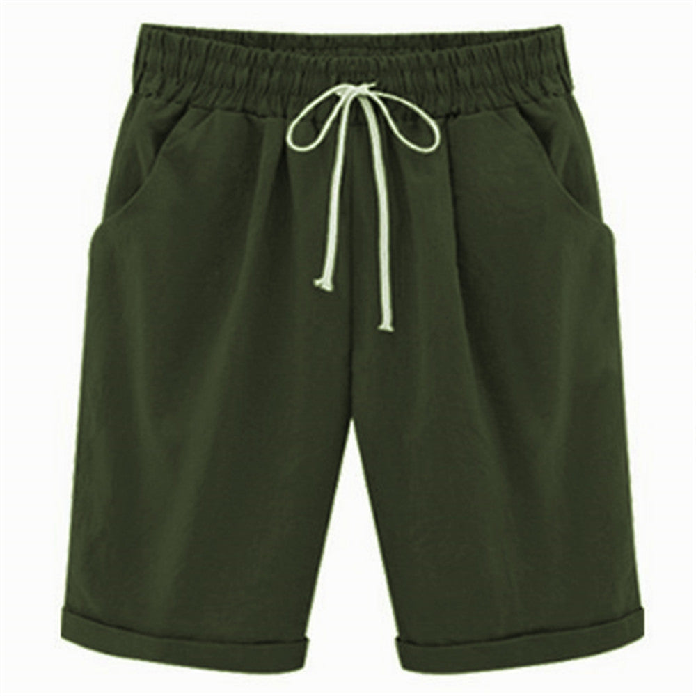Women's Thin Outer Wear Middle Large Fat Pants