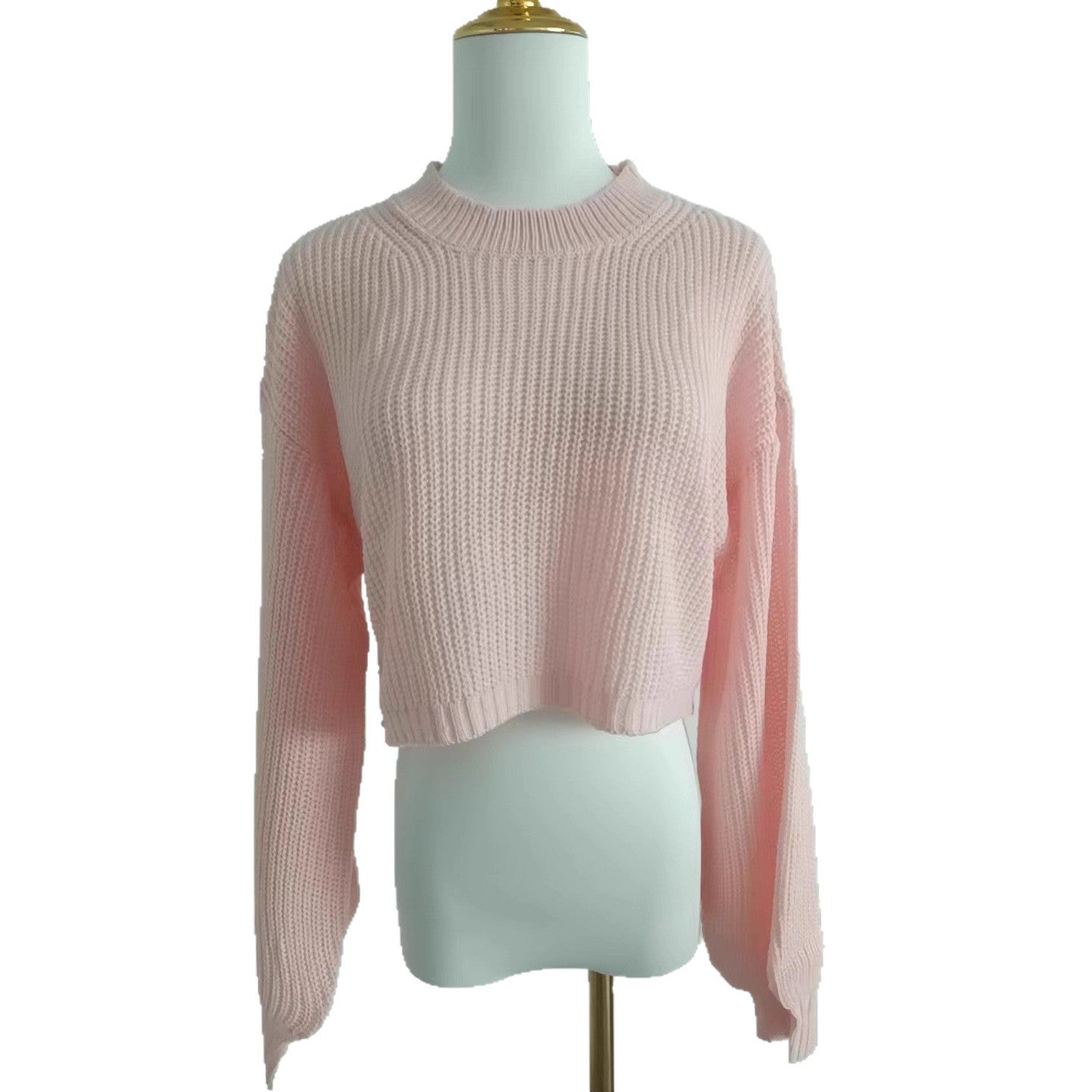 Women's Sleeve Thickened Round Neck Loose Lazy Style Sweaters