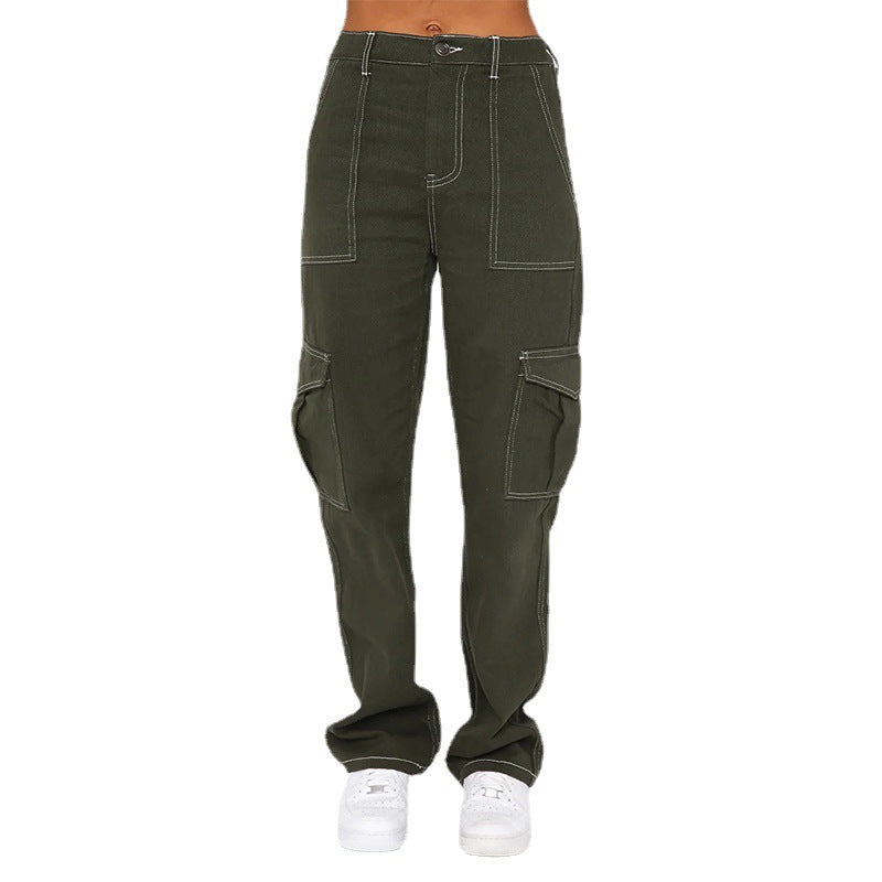 Women's Slim Handsome High Waist Loose Street Jeans