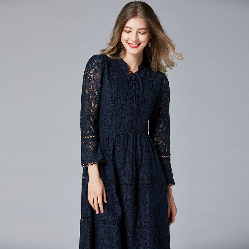 Women's Large Dress Spring Lace Female Formal Dresses