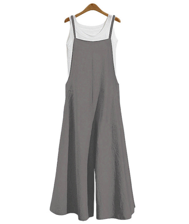 Women's Fashion Elegant Loose One-piece Casual Pants