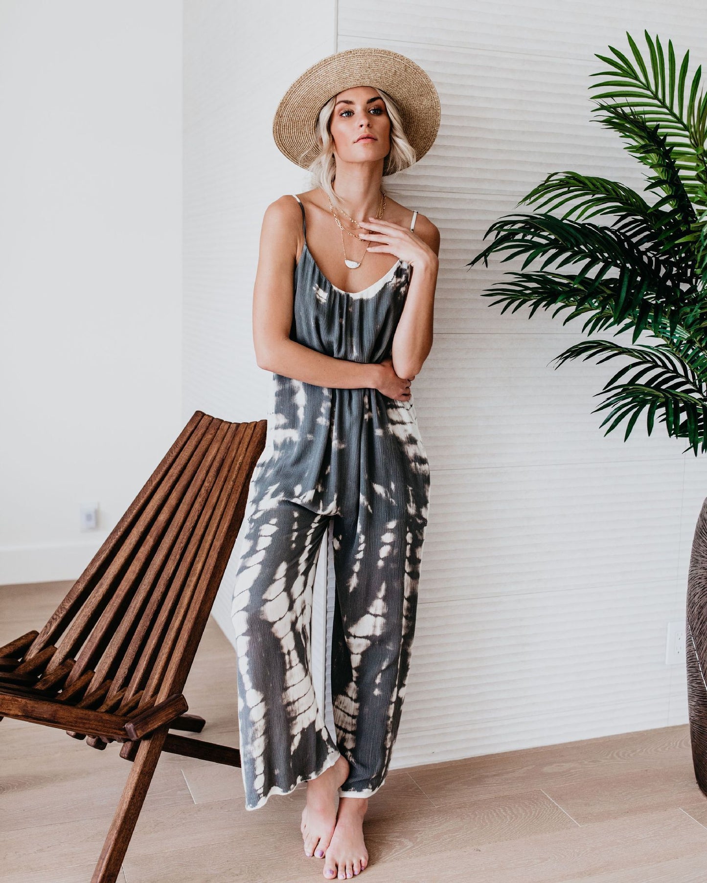 Women's Durable Sexy Suspenders Wide Leg Suits