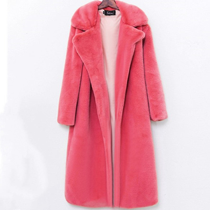 Women's Cool Korean Fur Faux Fashion Coats
