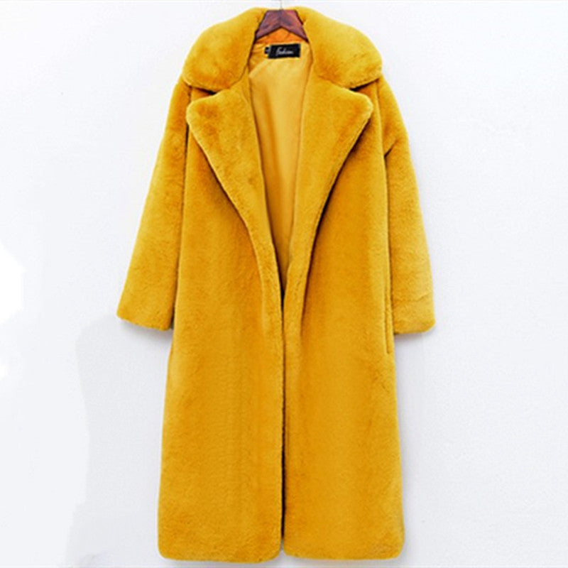Women's Cool Korean Fur Faux Fashion Coats