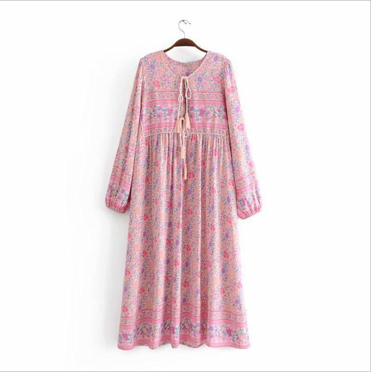 Bohemian Print Dress Floral Maxi Multiple Dresses