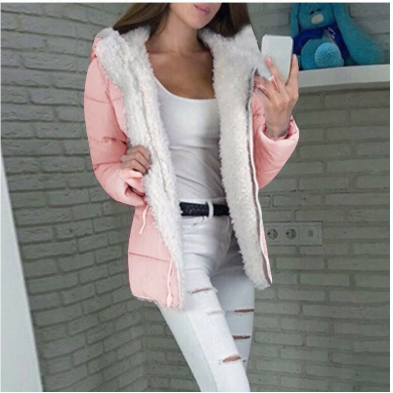 Comfortable Classy Attractive Four-color Fleece Hooded Cardigans