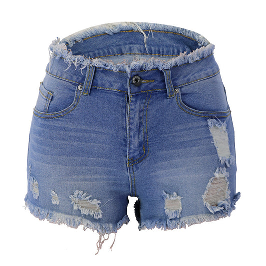 Women's Pie Ripped Big Sale Zip Tassel Jeans