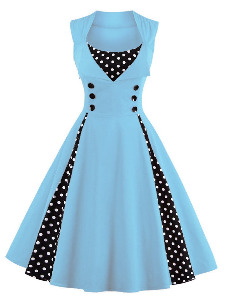 Women's Large Swing Gothic Dress Vintage Red Dresses
