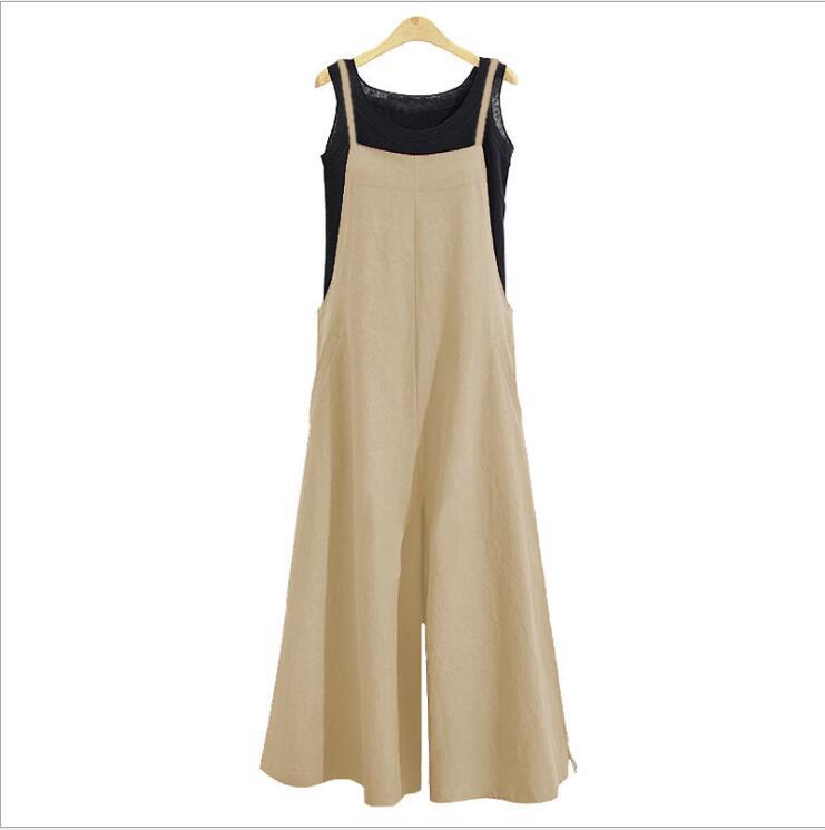 Women's Fashion Elegant Loose One-piece Casual Pants