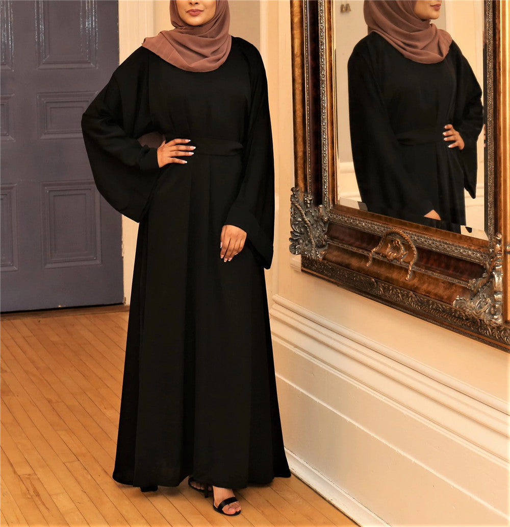 Style Turkey Solid Color Robe Dress Extra Large Dresses