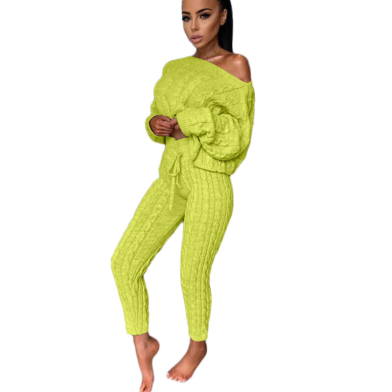 Casual Classic Pretty New Women's Twist Fashion Casual Suit