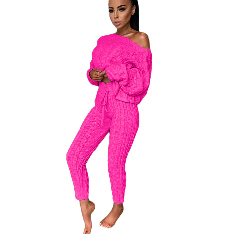 Casual Classic Pretty New Women's Twist Fashion Casual Suit