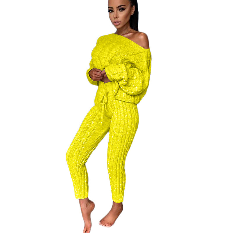 Casual Classic Pretty New Women's Twist Fashion Casual Suit