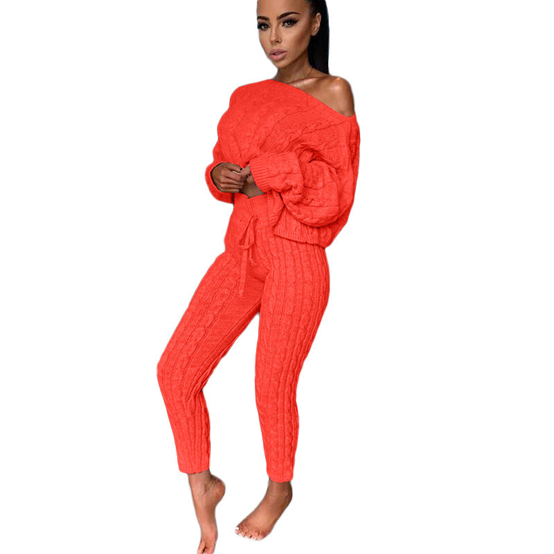 Casual Classic Pretty New Women's Twist Fashion Casual Suit