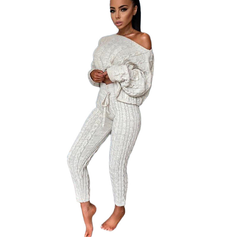 Casual Classic Pretty New Women's Twist Fashion Casual Suit